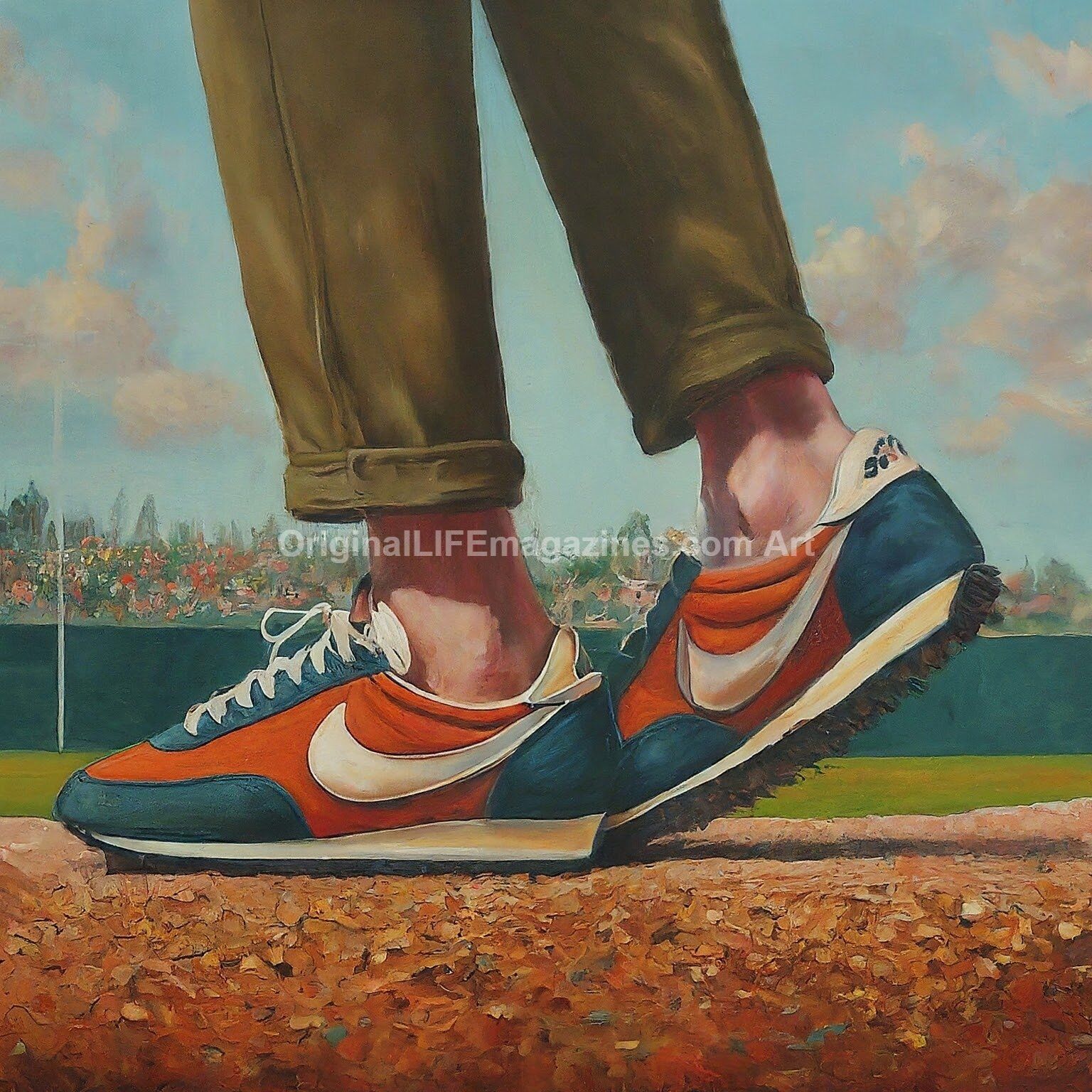 Original LIFE Magazines Art | Nike Vintage Sneakers