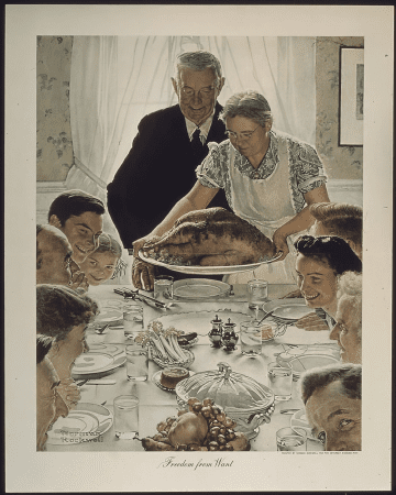 Freedom from Want 11 x 14 premium art print – Original LIFE Magazines