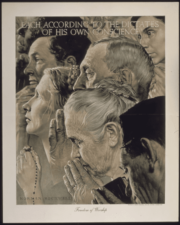 Freedom of Worship 11 x 14 premium art print – Original LIFE Magazines