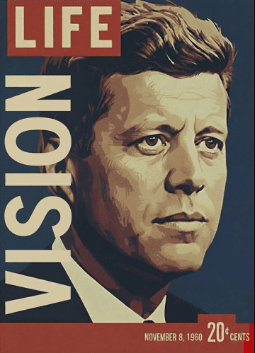 John F. Kennedy – Vision | 11" x 14" Premium Art Print