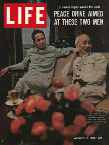 This January 14, 1966 issue of LIFE Magazine features Ho Chi Minh on the cover.