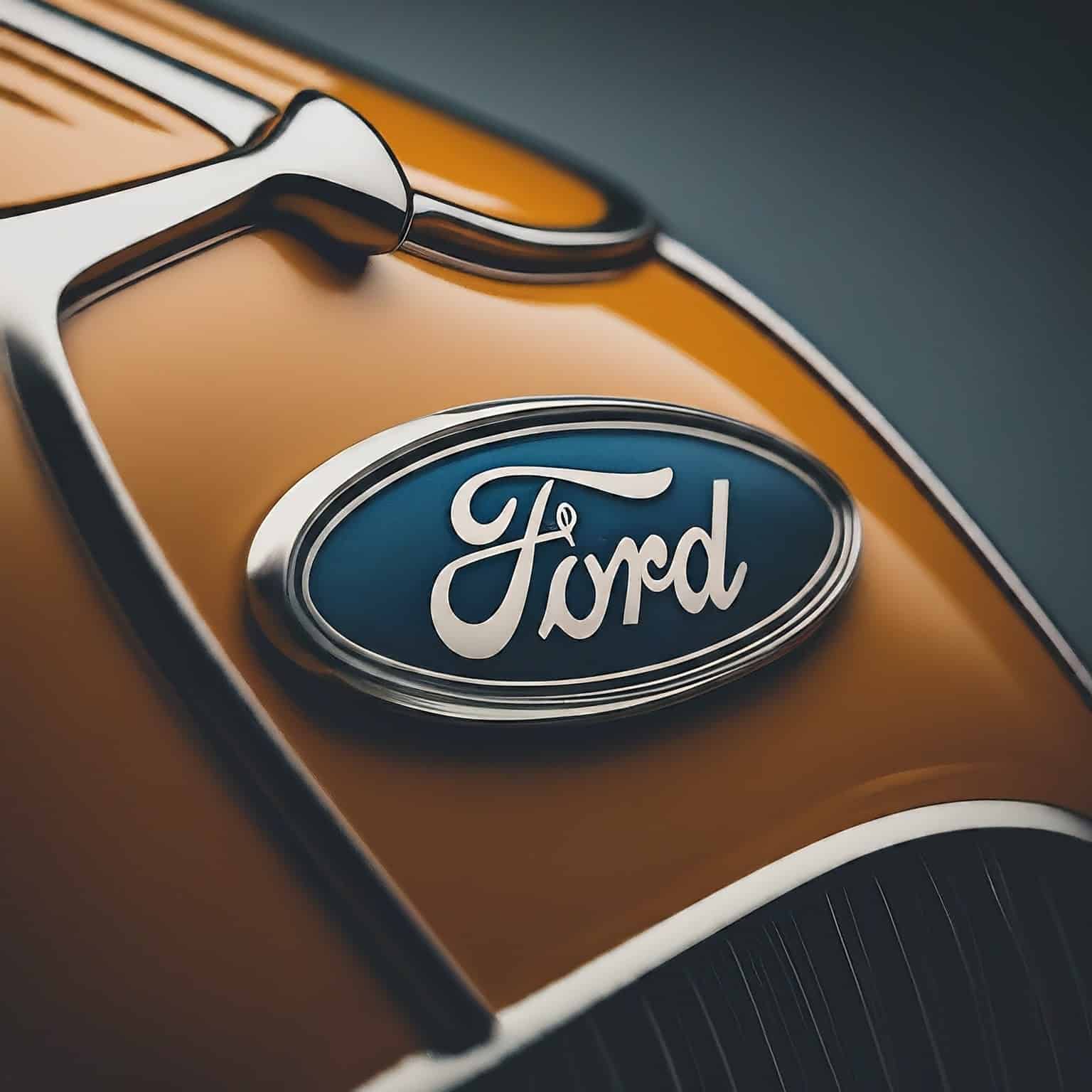 Ford Truck Hood Ornament Tan