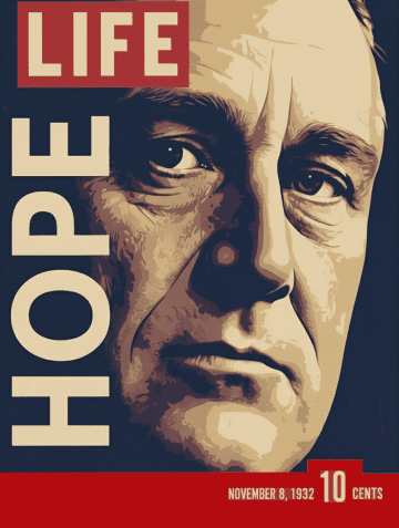 Franklin D. Roosevelt 11 x 14 premium art print – Original LIFE Magazines