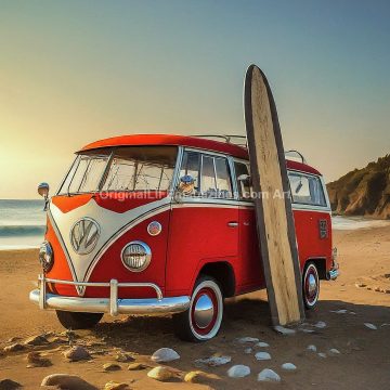 VW Bus - Rocky Sand