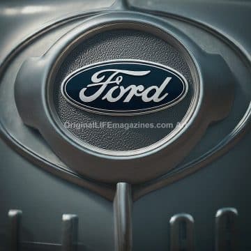 Ford Truck Hood Ornament Gray