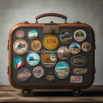 Travel Suitcase Wood