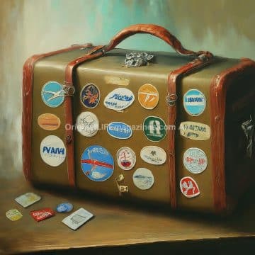 Travel Suitcase Leather