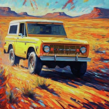 Ford Bronco Yellow Desert