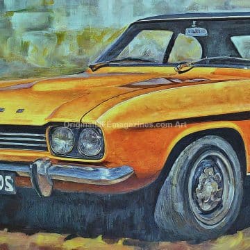 Capri Car Yellow