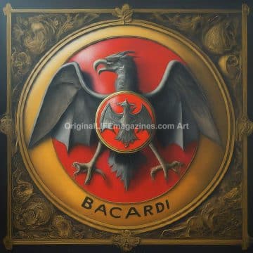 Bacardi Rum Sign Crest
