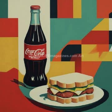 Coke Soda & Sandwich