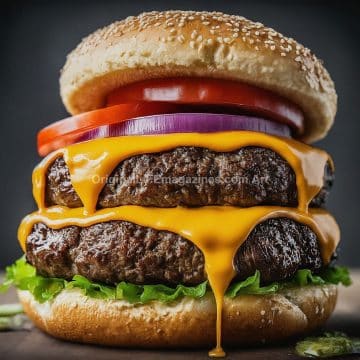 Jumbo Double Cheeseburger