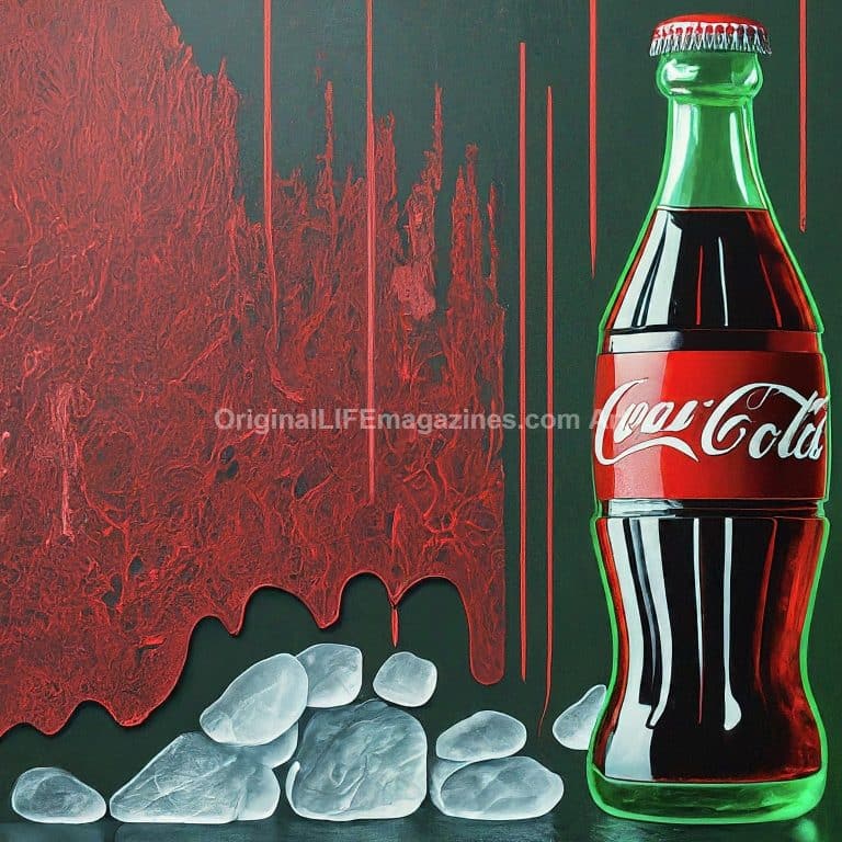 Original LIFE Magazines Art | Coke Soda with Ice
