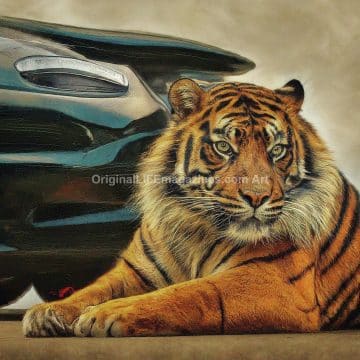 Esso Tiger by Car