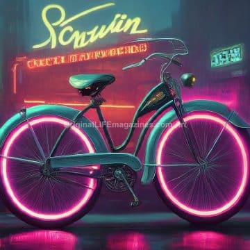 Vintage Schwinn Bicycle Neon