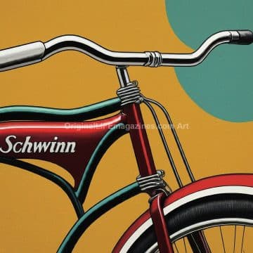 Vintage Schwinn Bicycle Front