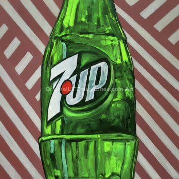 7 Up Soda Bottle