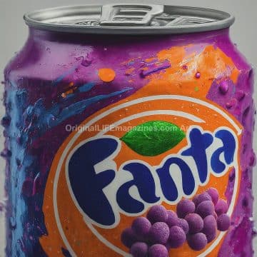 Fanta Grape Soda 3D