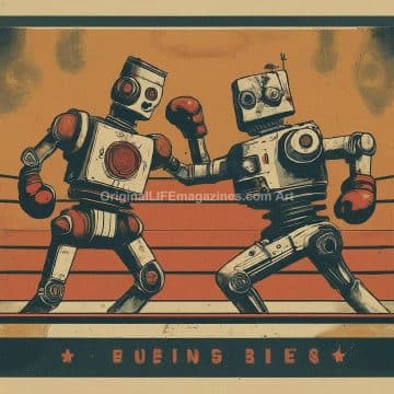 Vintage Boxing Robots