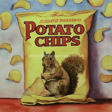 Potato Chips Squirrel