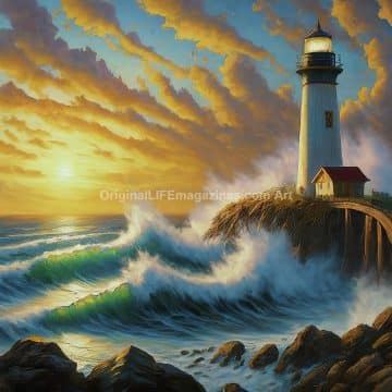 Lighthouse English Sunrise