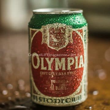 Olympia Beer Can Green