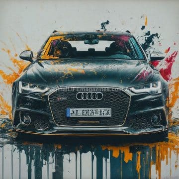Audi Car Black Front