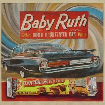 Baby Ruth Candy Bar Vintage Car