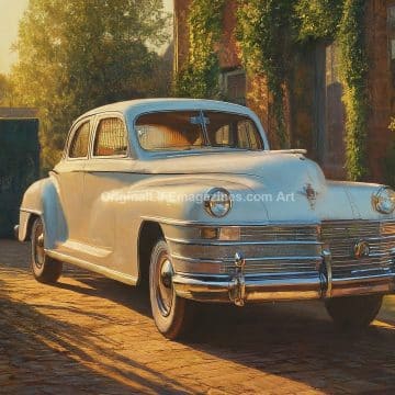 1941 Chrysler Sedan Car White V1