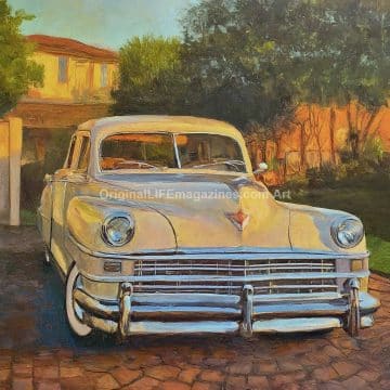 1949 Chrysler Sedan Car White