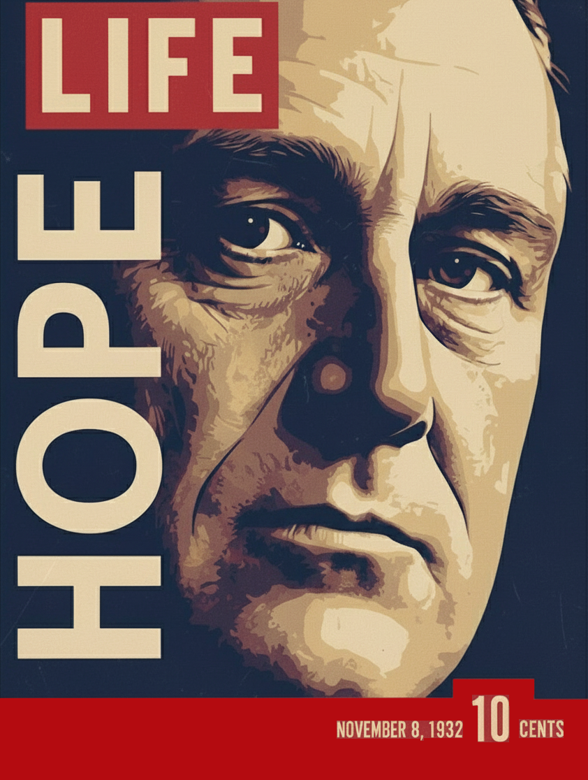 Franklin D. Roosevelt 11 x 14 premium art print – Original LIFE Magazines