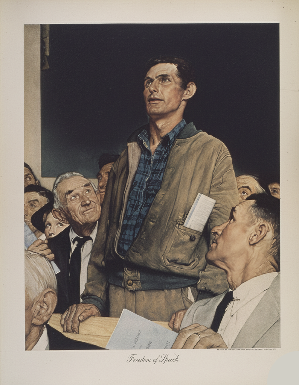 Freedom of Speech 11 x 14 premium art print – Original LIFE Magazines