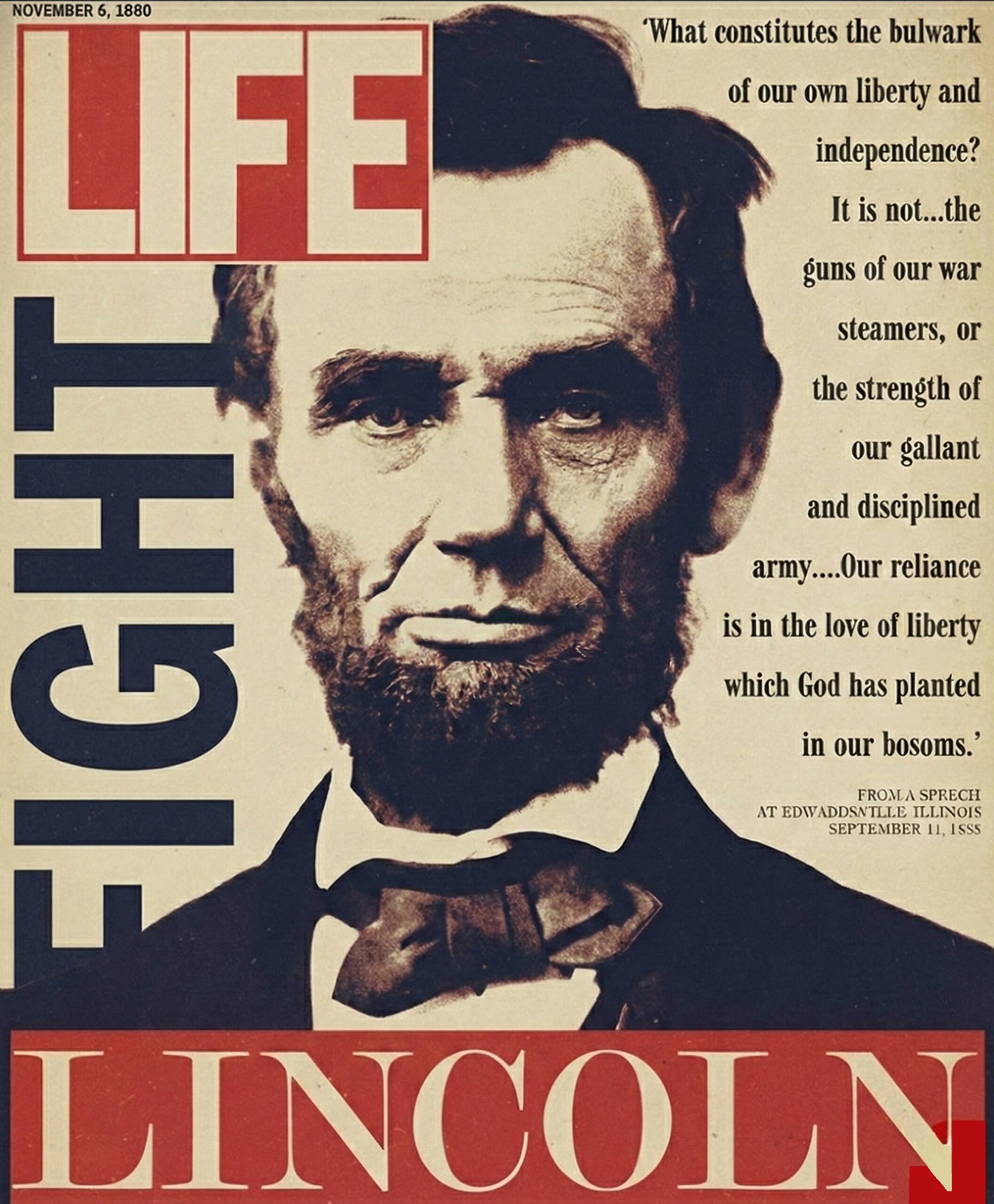 Abraham Lincoln – Fight | 11" x 14" Premium Art Print